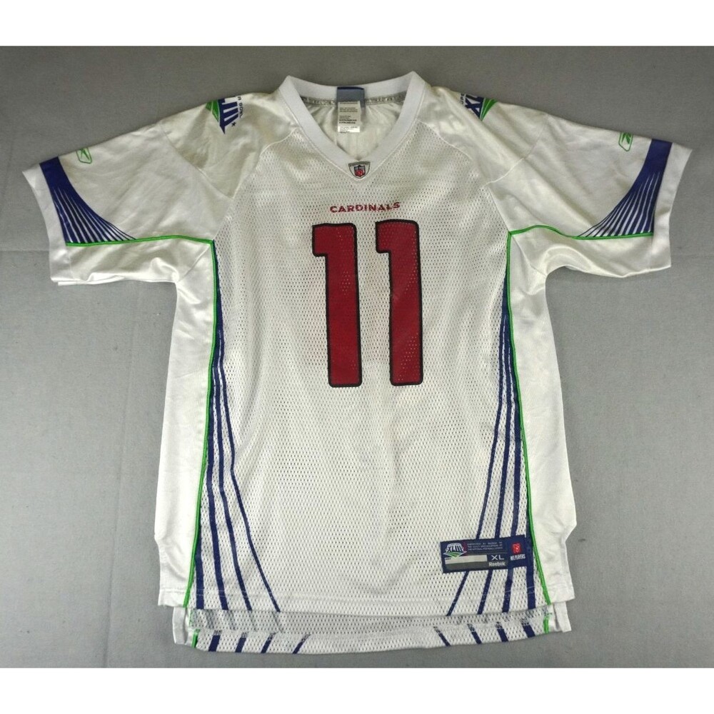 Reebok Arizona Cardinals Larry Fitzgerald Jersey Yth XL Mens S Super Bowl XLIII